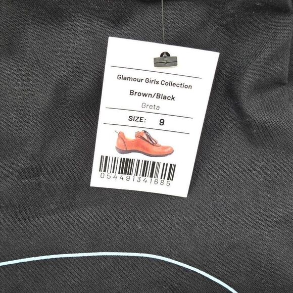 WESTEES SHELLEY WEST GLAMOUR GIRLS COLLECTION BROWN LEATHER GOLF SHOES WOMENS 9 - Picture 3 of 10